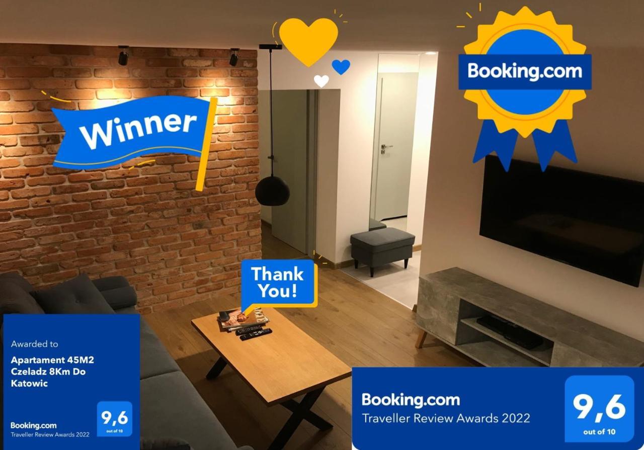 Apartament 45M2 Czeladz 8Km Do Katowic Ngoại thất bức ảnh